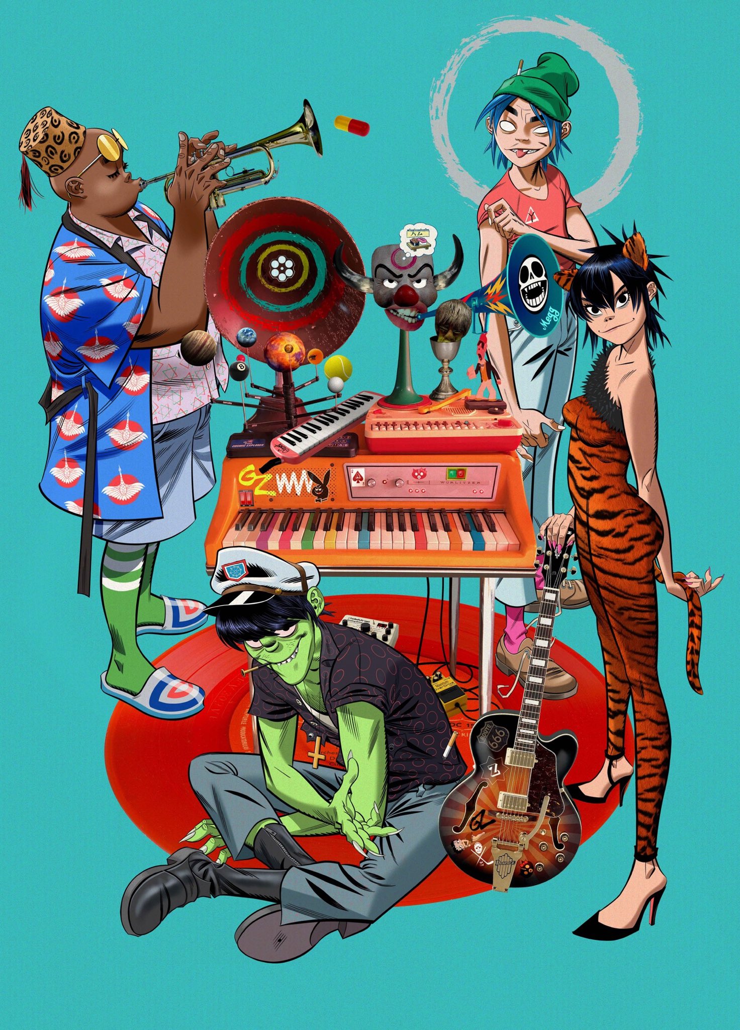Artwork – Gorillaz for Beginners