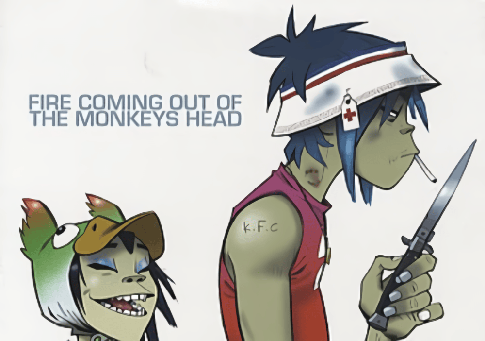 Monkeys Head Exploding Books & Magazines – Gorillaz for Beginners